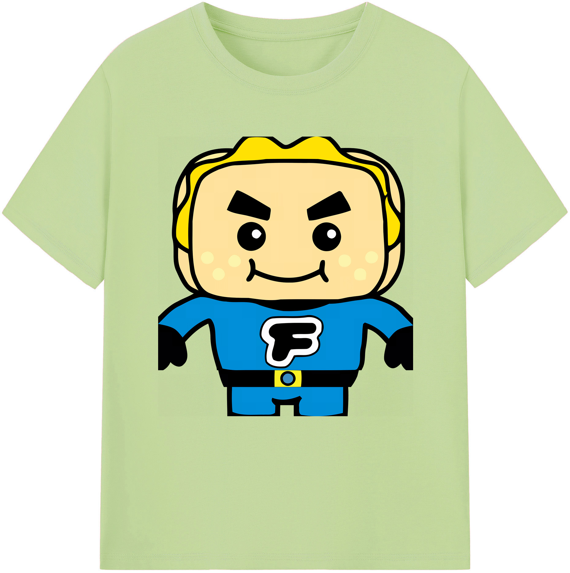 （画像用） アンパンマン Anpanman 綿100％半袖Tシャツ（フロントプリント）